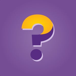 F&G branded question mark graphic